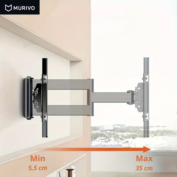 Murivo™ - Support mural TV amovible - 32" à 50"