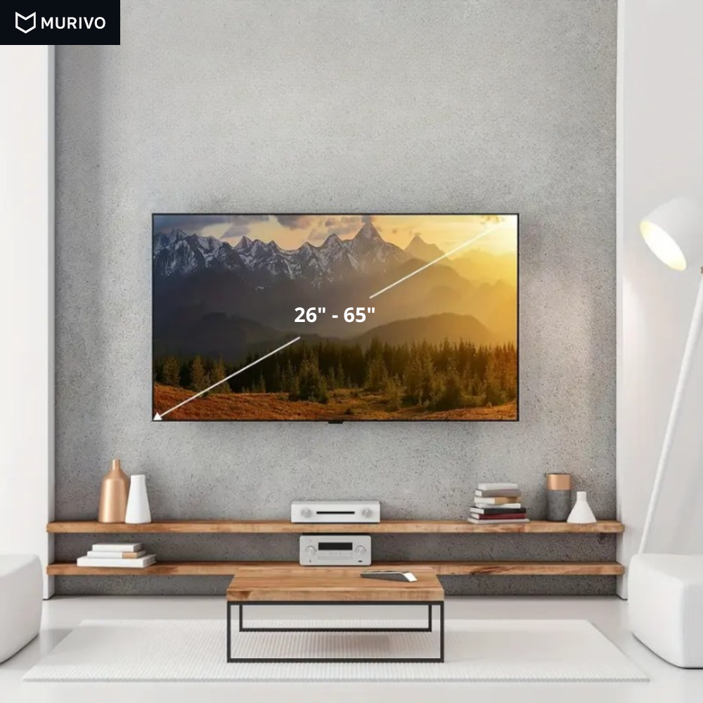 Murivo™ - Support mural TV fixe - 26" à 65"