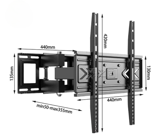 Murivo™ - Support mural TV amovible - 32" à 50"
